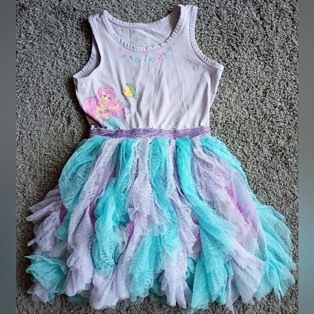 Disney 'The Little Mermaid' Tulle Sleeveless Dress